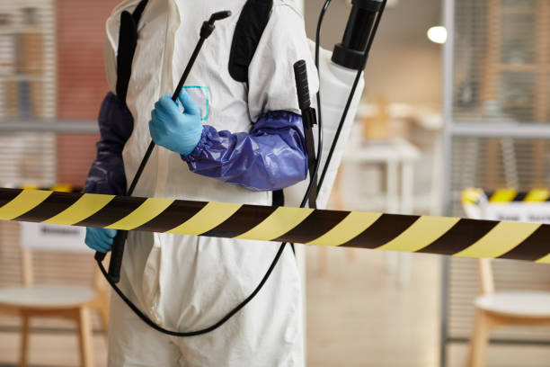 Professional Drug Lab Cleanup technician working in March Air Reserve Base, CA